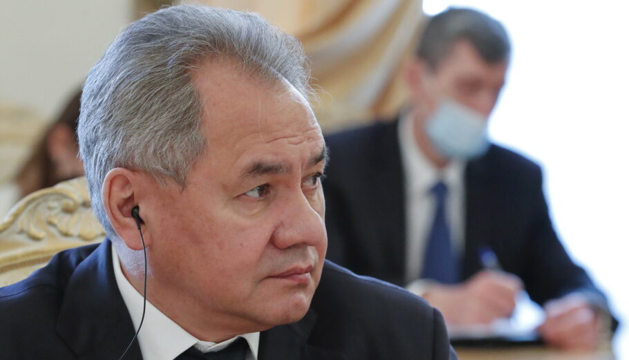 Ο Ρώσος υπουργός Άμυνας Σεργκέι Σοιγκού © EPA/SHAMIL ZHUMATOV