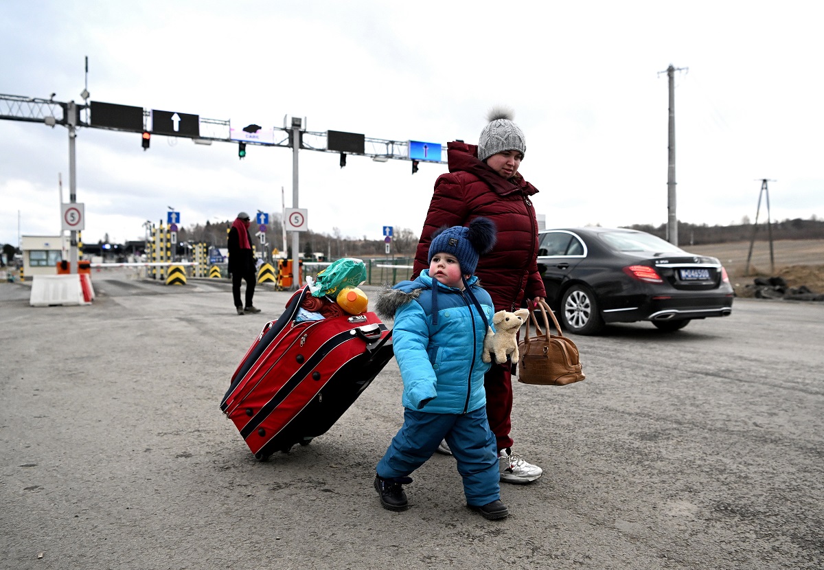 Πρόσφυγες © EPA/DAREK DELMANOWICZ POLAND OUT