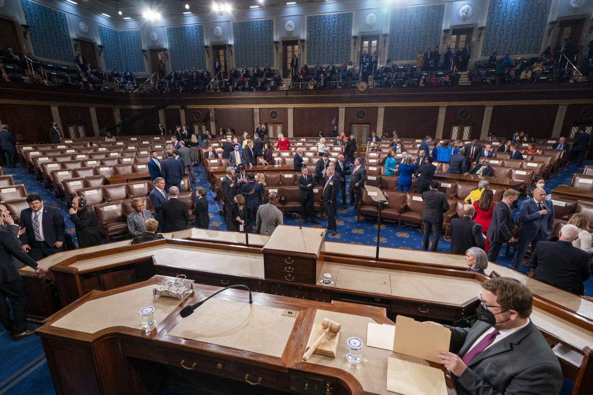 Η Βουλή των Αντιπροσώπων © EPA/SHAWN THEW / POOL