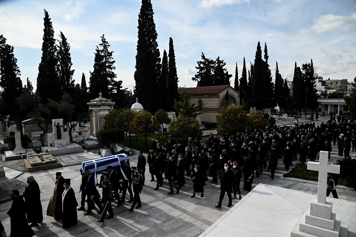 Κηδεία της πρώην υπουργού και βουλευτή της Νέας Δημοκρατίας Μαριέττας Γιαννάκου