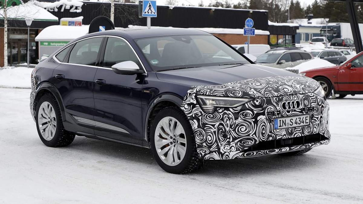 Ανανέωση για το Audi Q8 e-tron Sportback που εντοπίσαμε σε δοκιμές