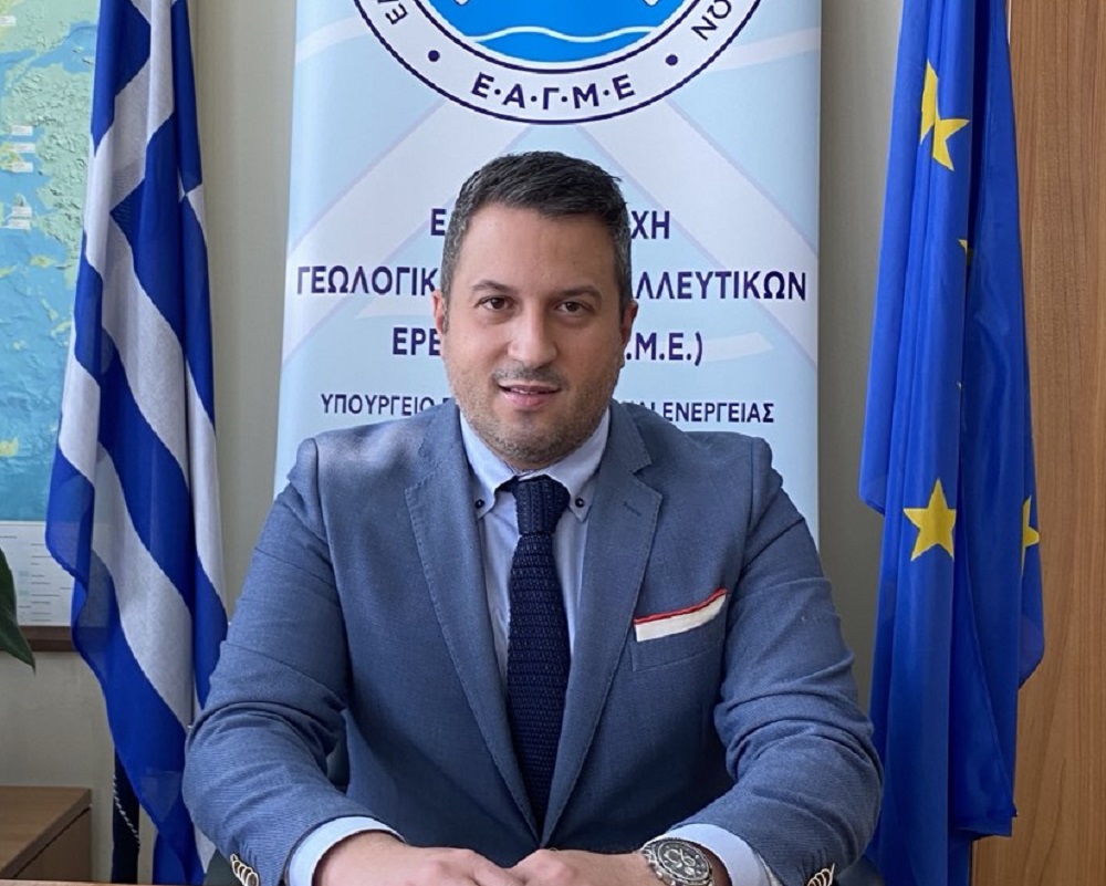 Ο Γενικός Διευθυντής της Ελληνικής Αρχής Γεωλογικών και Μεταλλευτικών Ερευνών κ. Διονύσιος Γκούτης©ΔΤ