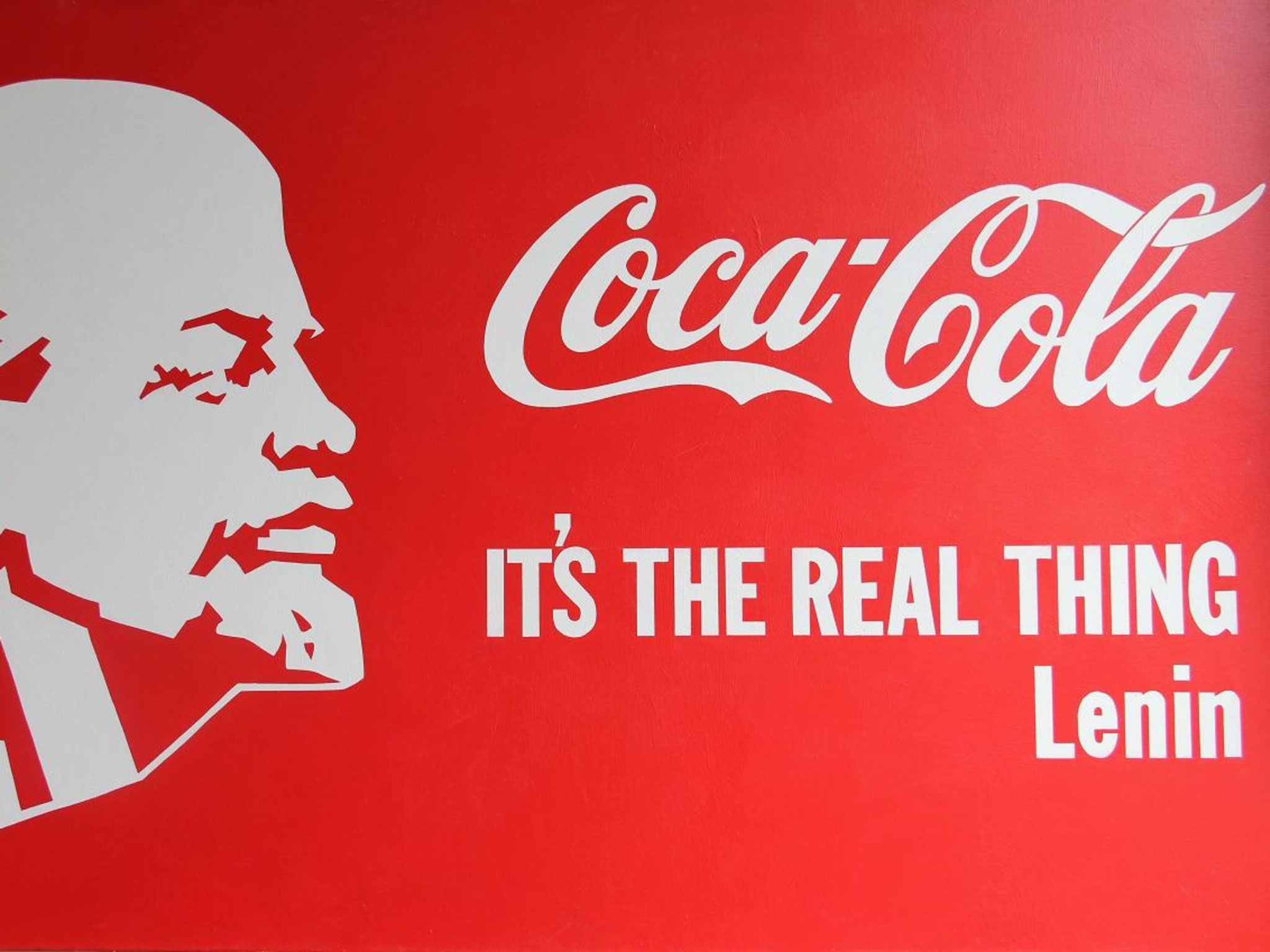 Το έργο Coca cola Lenin του @Alexander Kosolapov