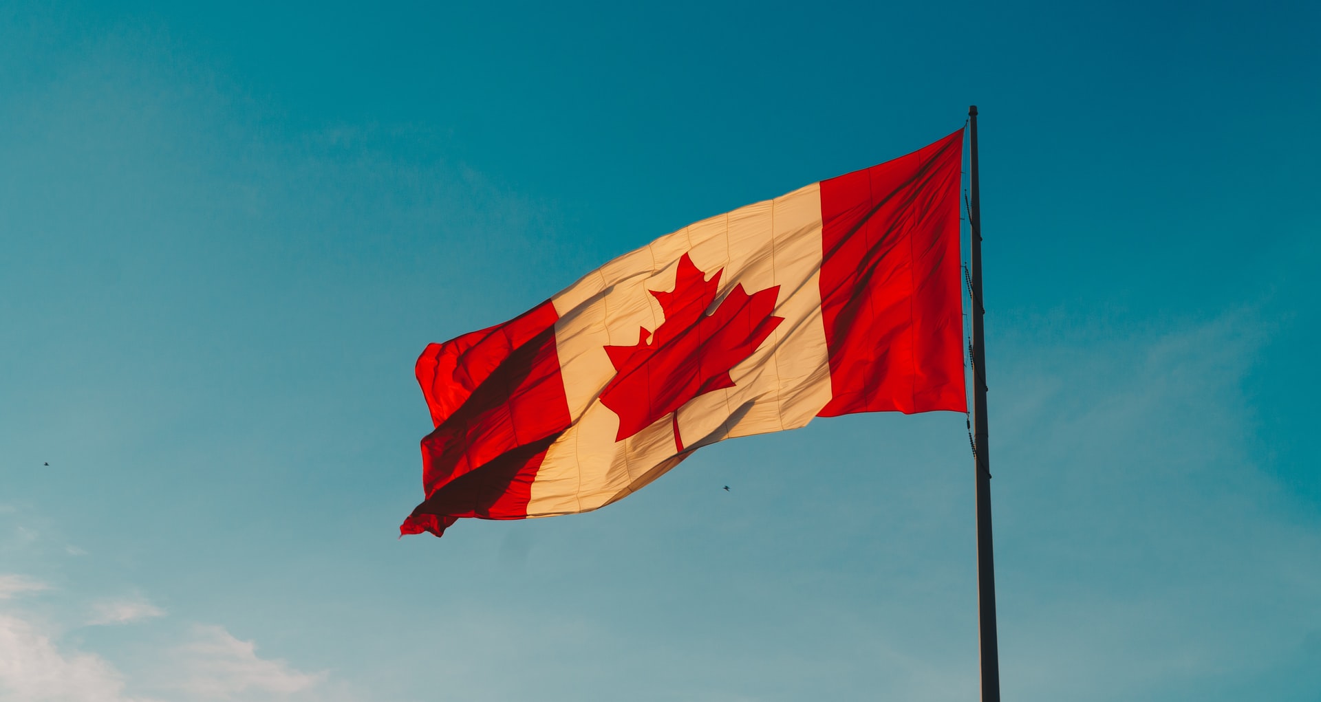 Η σημαία του καναδά © Unsplash