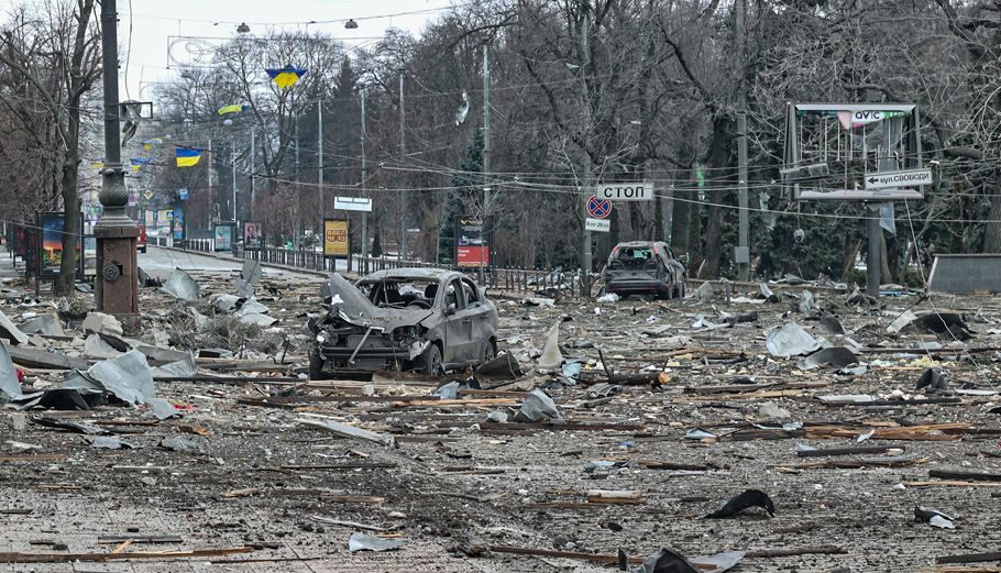Πύραυλοι Κρουζ χτύπησαν το Χάρκοβο, τη δεύτερη μεγαλύτερη πόλη της Ουκρανίας © EPA/SERGEY DOLZHENKO