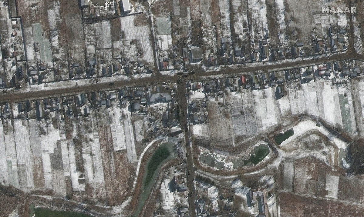 Δορυφορικές εικόνες από στρατεύματα που έχουν αναπτυχθεί στην Ozera, Ουκρανία © EPA/MAXAR TECHNOLOGIES HANDOUT -- MANDATORY CREDIT: SATELLITE IMAGE 2022 MAXAR TECHNOLOGIES