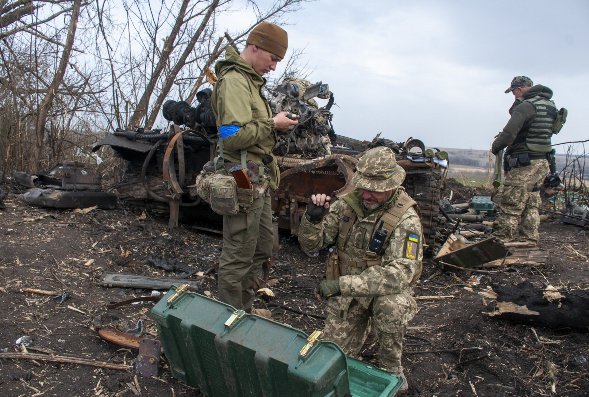 Ουκρανοί στρατιώτες © EPA/VASILIY ZHLOBSKY