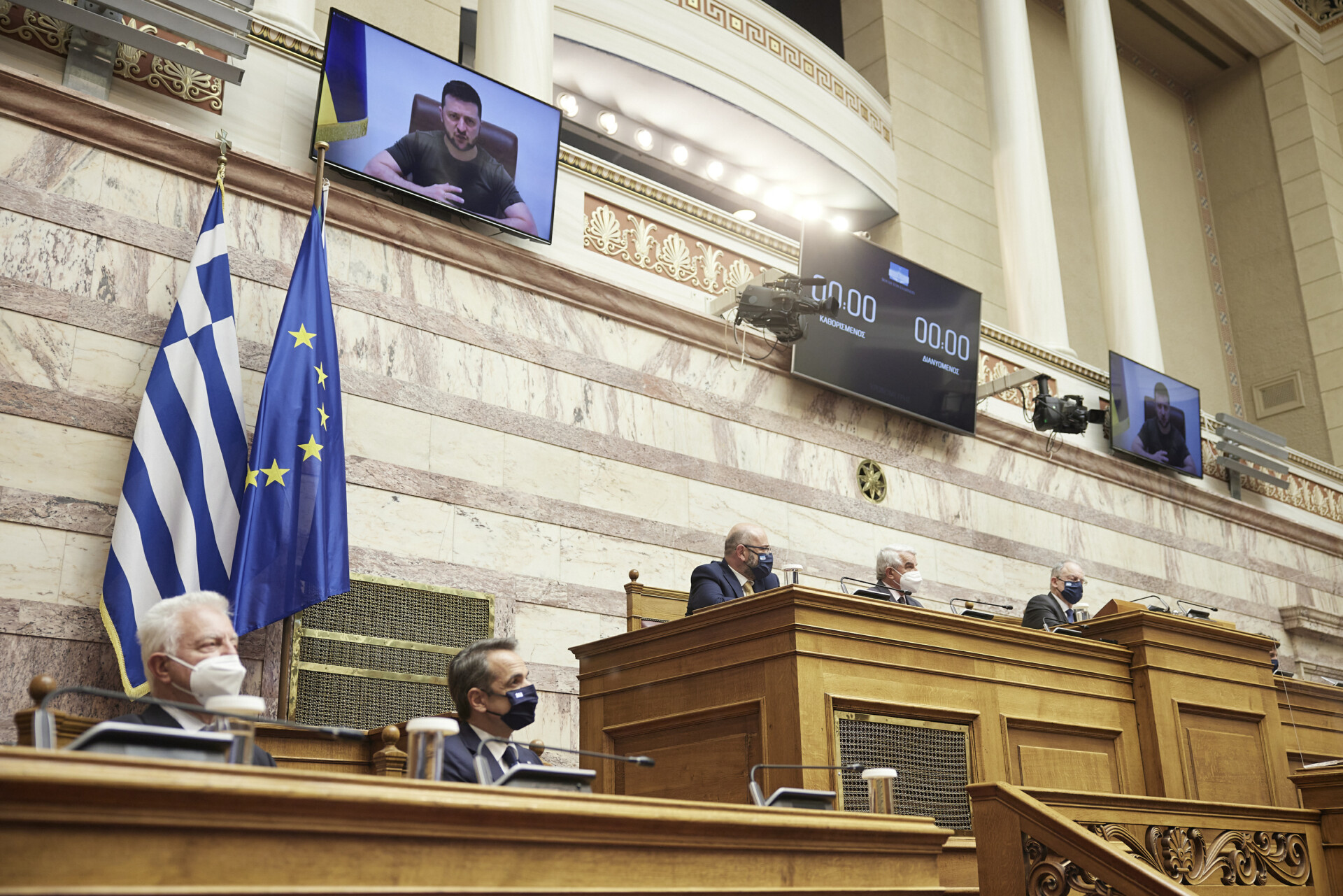 Ομιλία Ζελένσκι: Η Βουλή δεν γνώριζε το περιεχόμενο των δηλώσεων
