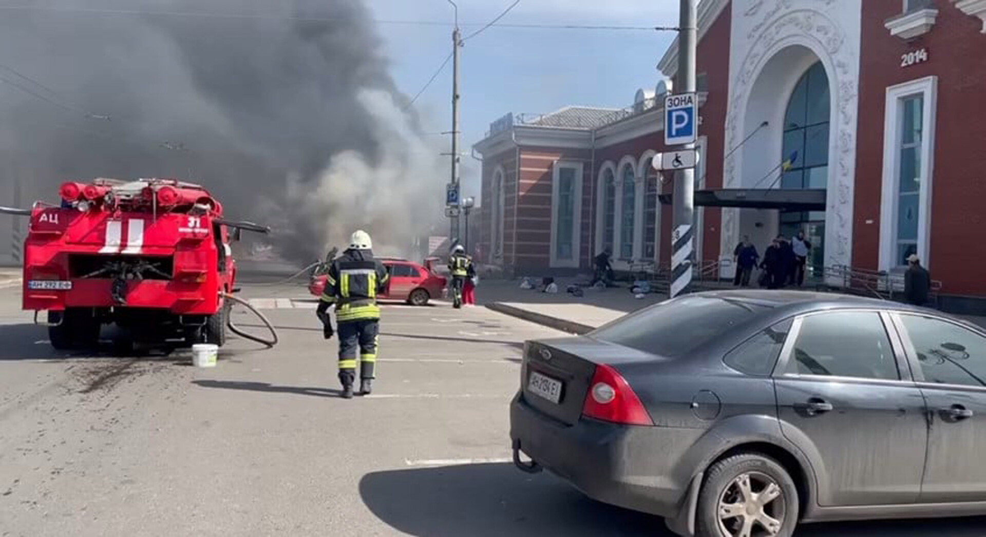 Πολύνεκρο επεισόδιο στο Κραματόρσκ της Ουκρανίας © EPA/DONETSK REGIONAL STATE ADMINISTRATION