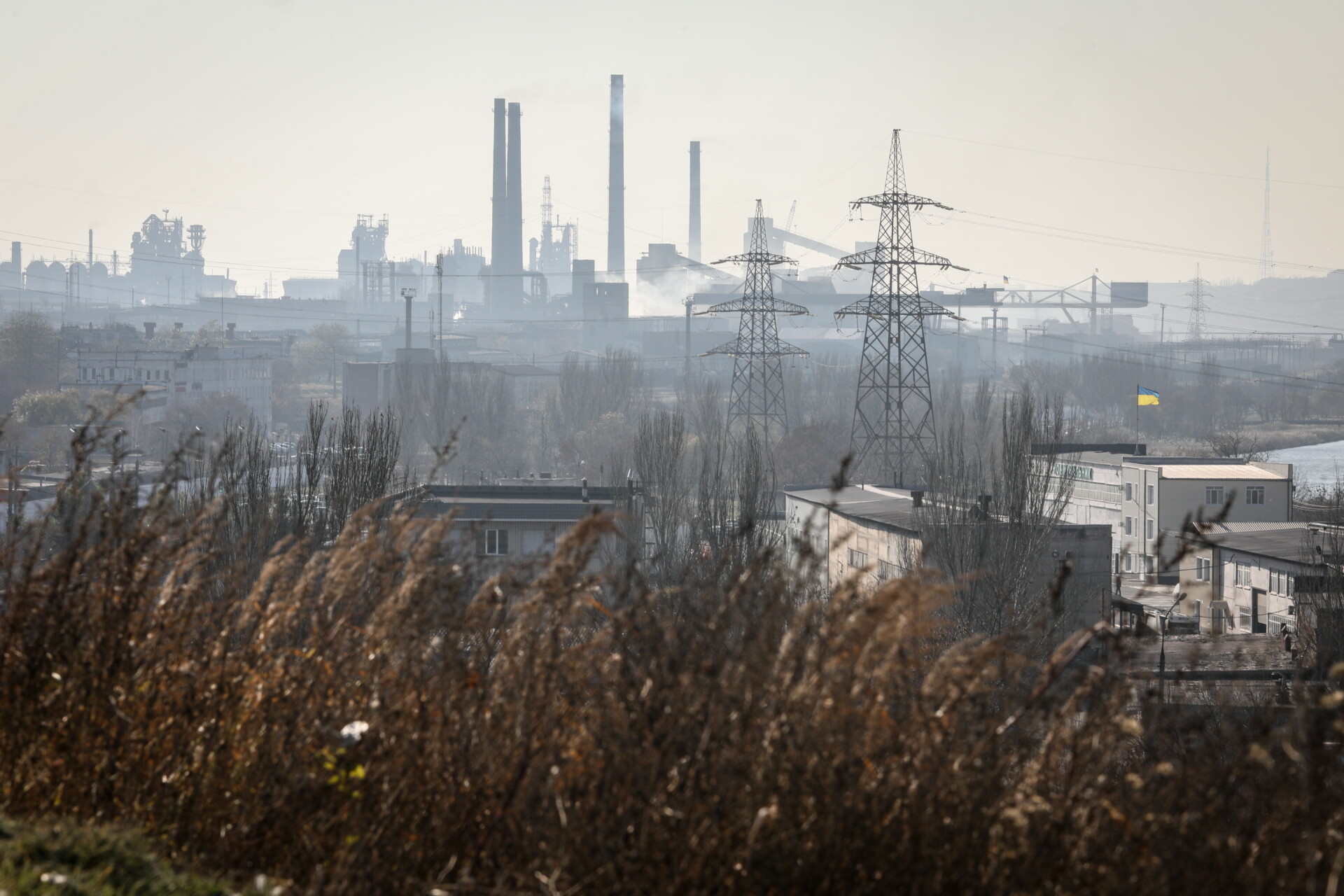 Το εργοστάσιο χαλυβουργίας Azovstal, Μαριούπολη © EPA/OLEG PETRASYUK