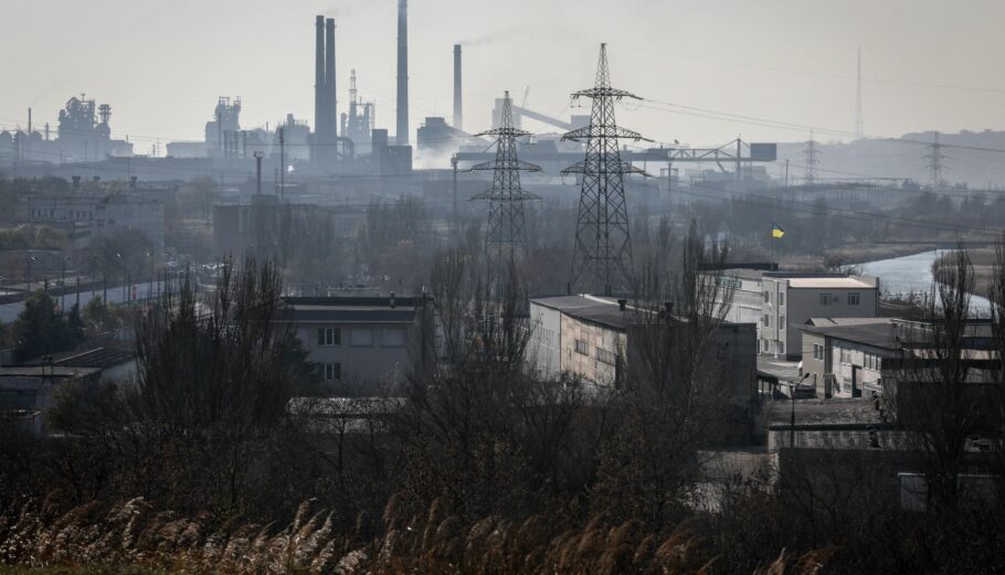 Το εργοστάσιο Azovstal ©EPA/OLEG PETRASYUK