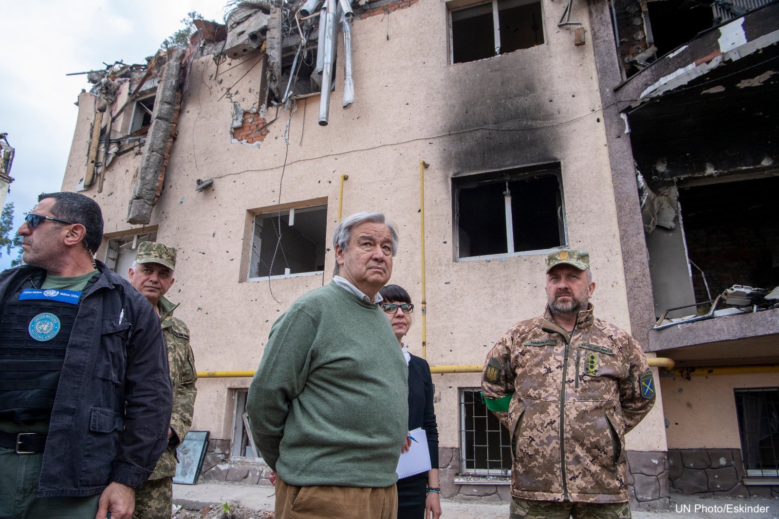 Επίσκεψη του Αντόνιο Γκουτέρες στην Ουκρανία © Twitter / Antonio Guterres