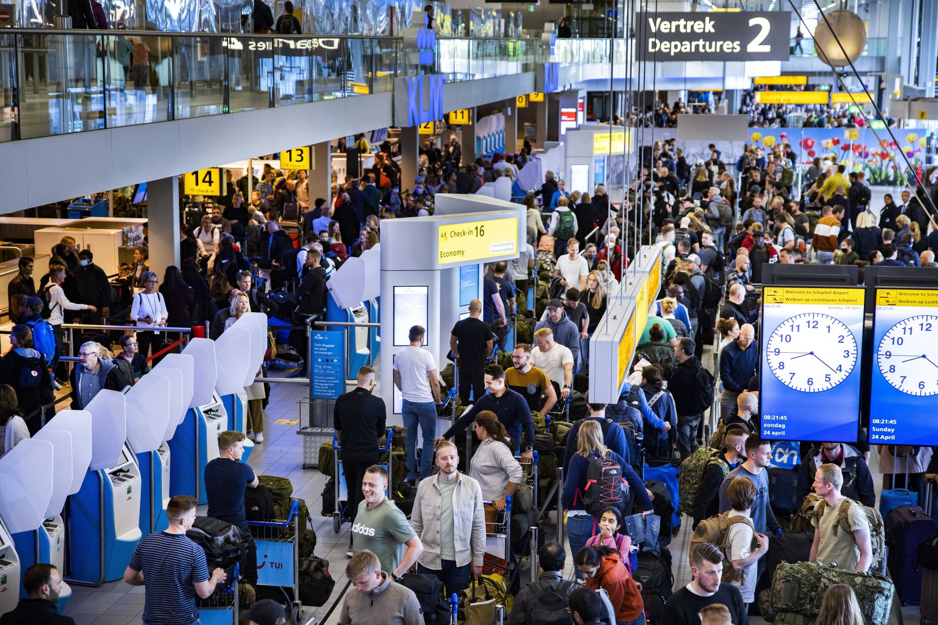 Το αεροδρόμιο Schiphol ©EPA/Ramon van Flymen