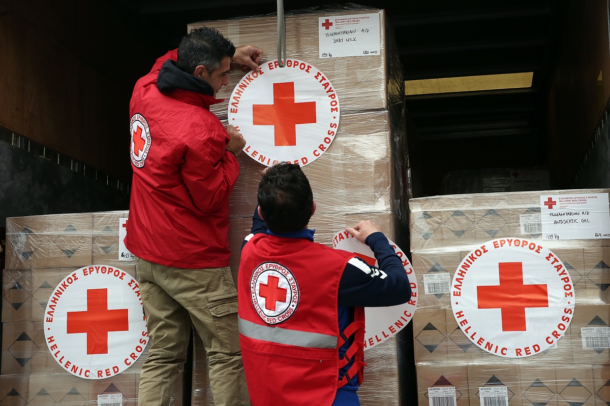 Ανθρωπιστική Αποστολή του Ελληνικού Ερυθρού Σταυρού προς την Ουκρανία © ΑΠΕ-ΜΠΕ/ΑΠΕ-ΜΠΕ/ΟΡΕΣΤΗΣ ΠΑΝΑΓΙΩΤΟΥ