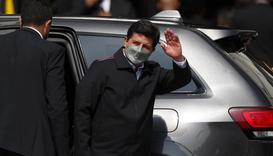 O πρόεδρος του Περού, Πέδρο Καστίγιο @EPA/Paolo Aguilar