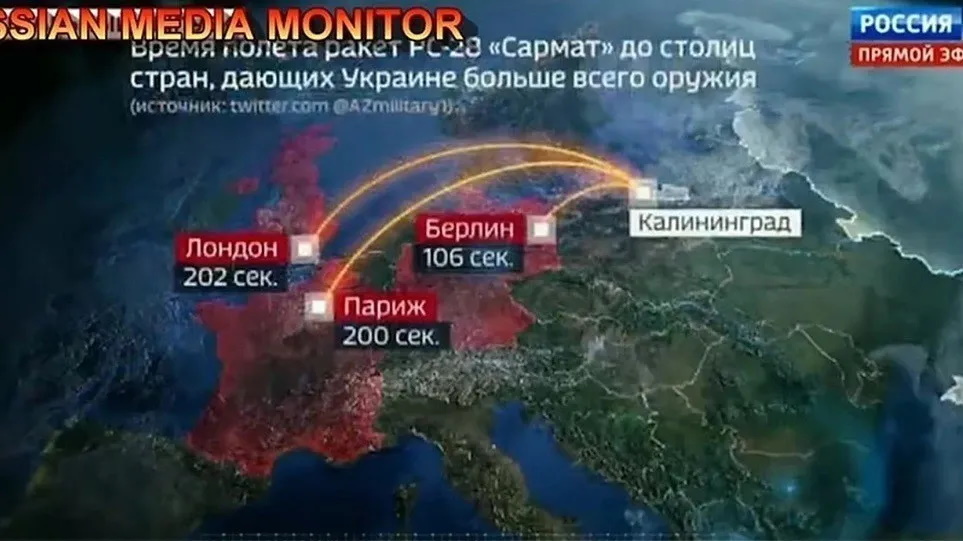 Η Ρωσία απειλεί με πυρηνικά τη Δύση