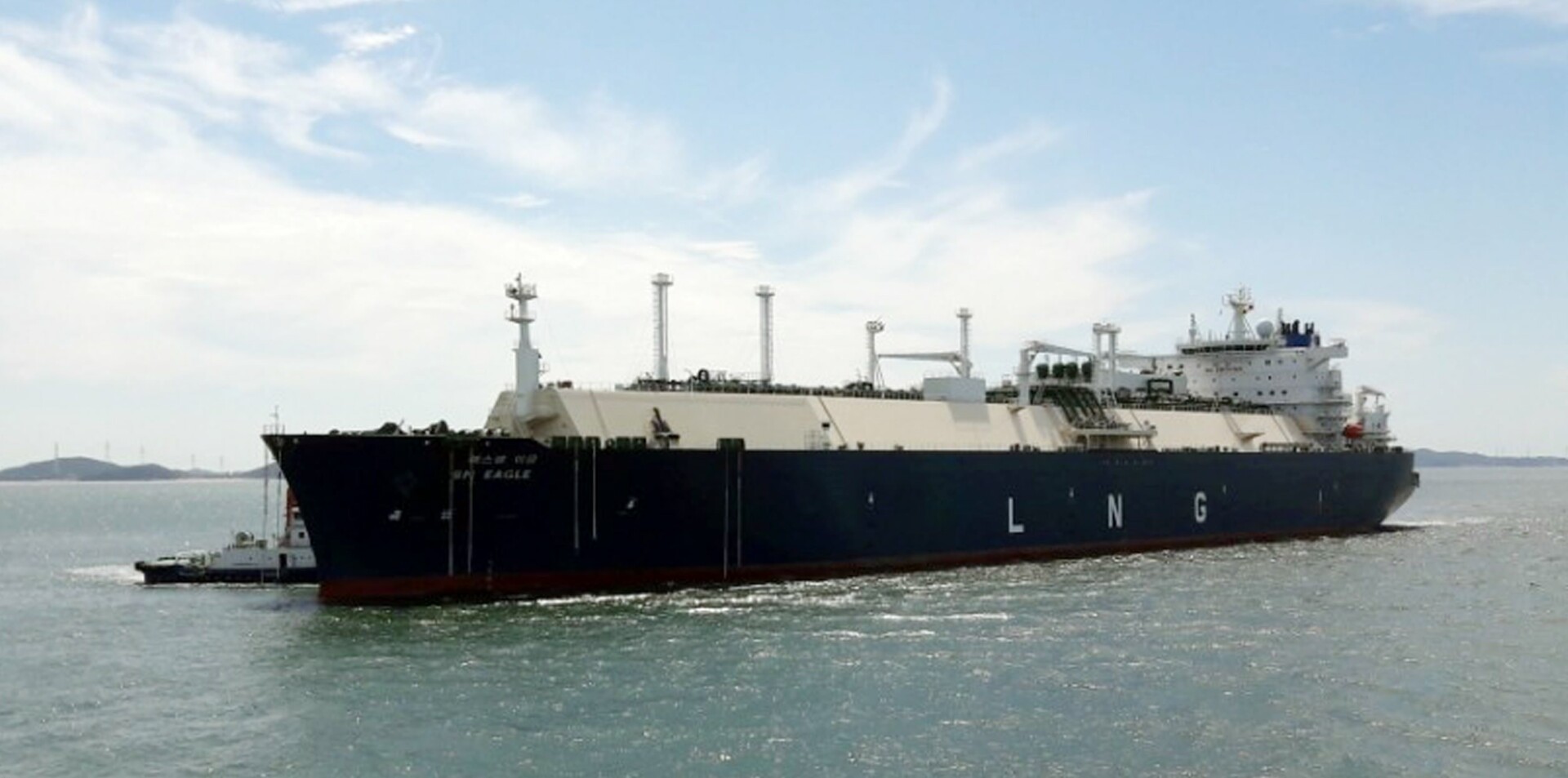 LNG carrier © EPA/KOREA GAS CORPORATION HANDOUT SOUTH KOREA OUT HANDOUT EDITORIAL USE ONLY/NO SALES