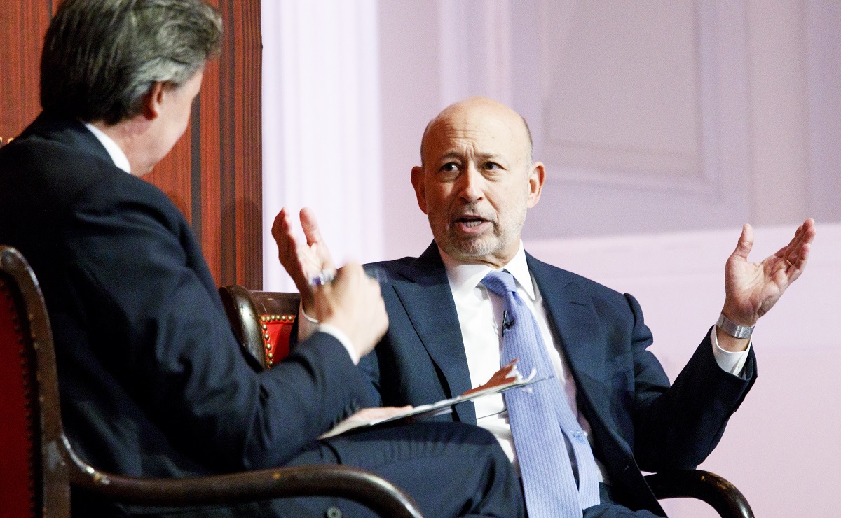 Ο Λόιντ Μπλανκφάιν, πρώην CEO της Goldman Sachs © EPA/JUSTIN LANE