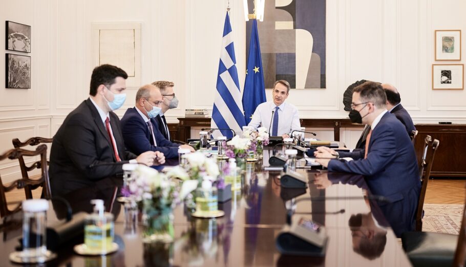 Συνεδρίαση του Υπουργικού Συμβουλίου υπό τον Πρωθυπουργό Κυριάκο Μητσοτάκη © Eurokinissi