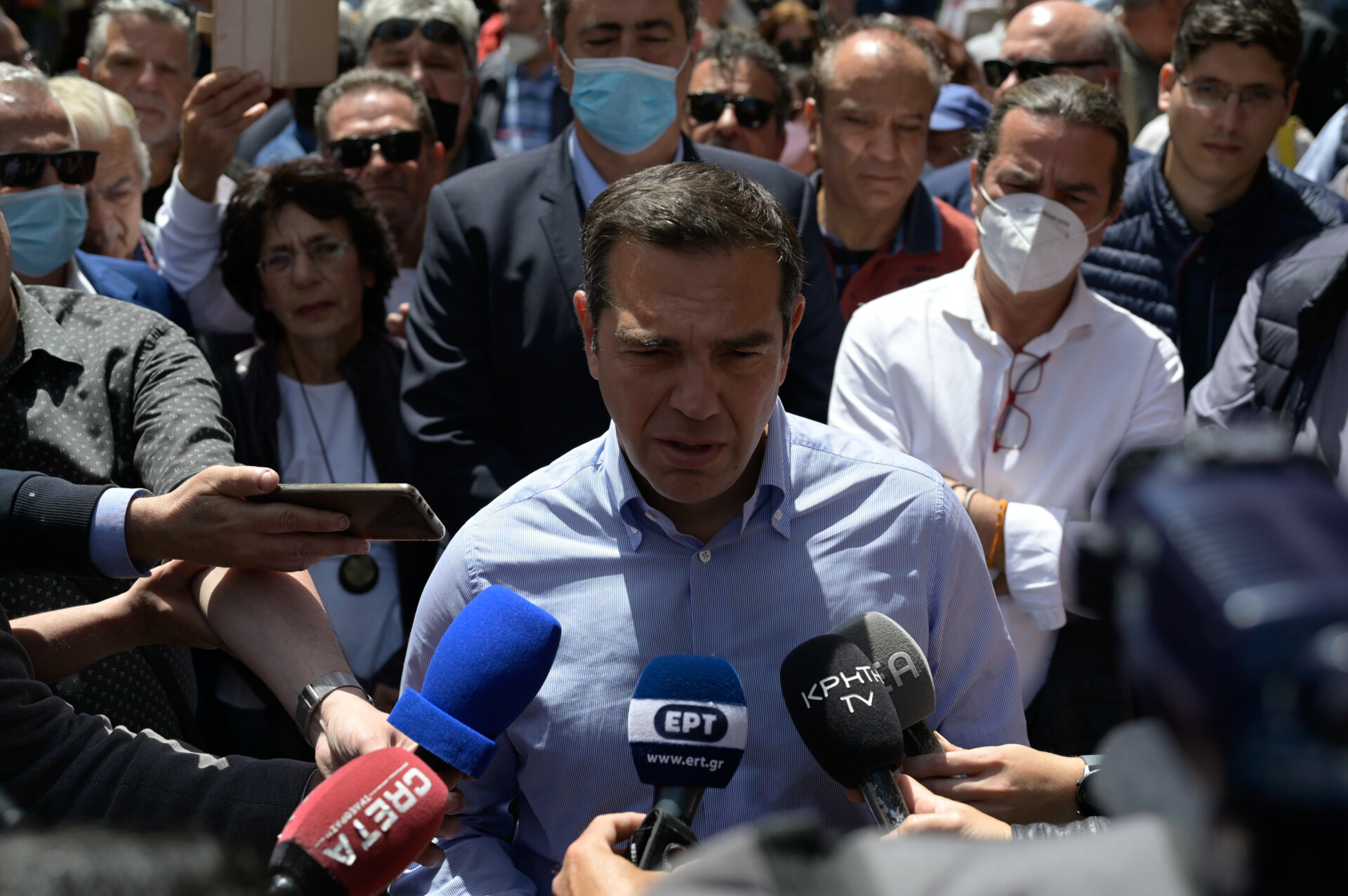 Περιοδεία του προέδρου του ΣΥΡΙΖΑ, Αλέξη Τσίπρα, στην Κρήτη © Ευρωκίνηση