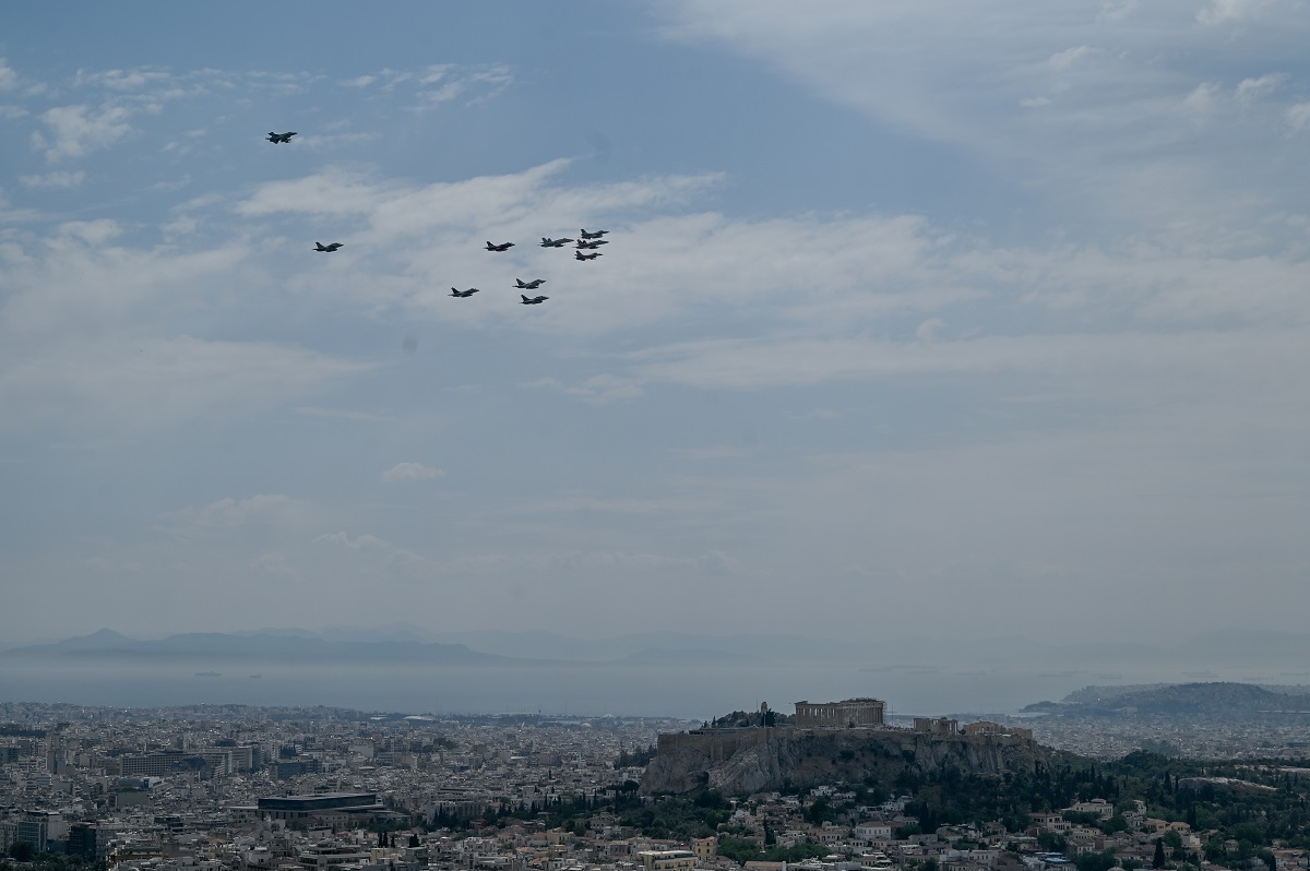 Tiger Meet: Συμβολική πτήση μαχητικών πάνω από την Ακρόπολη