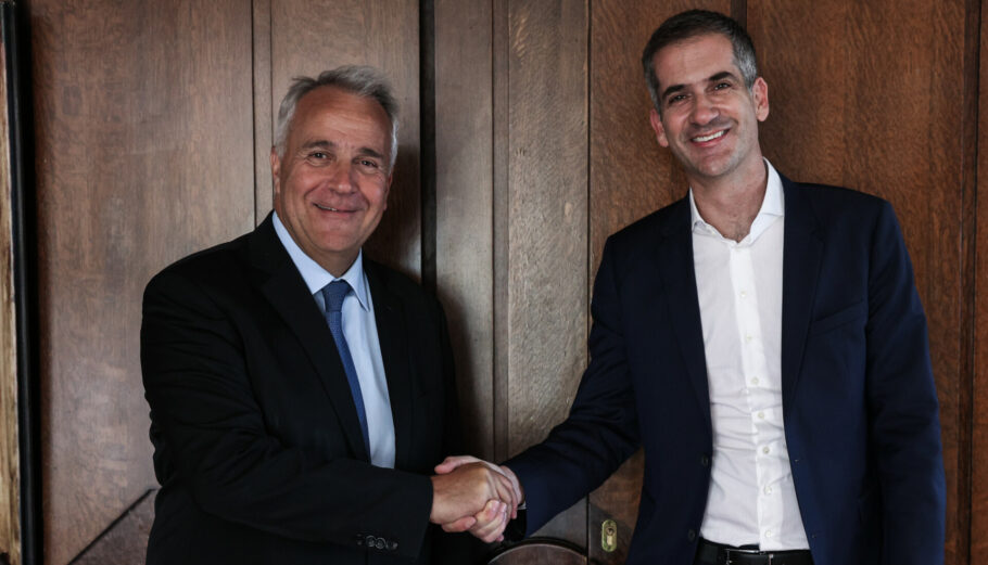 Συνάντηση του υπουργού Εσωτερικών Μάκη Βορίδη με τον δήμαρχο Αθηναίων Κώστα Μπακογιάννη (ΒΑΣΙΛΗΣ ΡΕΜΠΑΠΗΣ/EUROKINISSI)