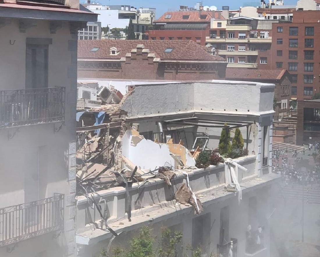 Έκρηξη σε πολυκατοικία στη Μαδρίτη © Twitter