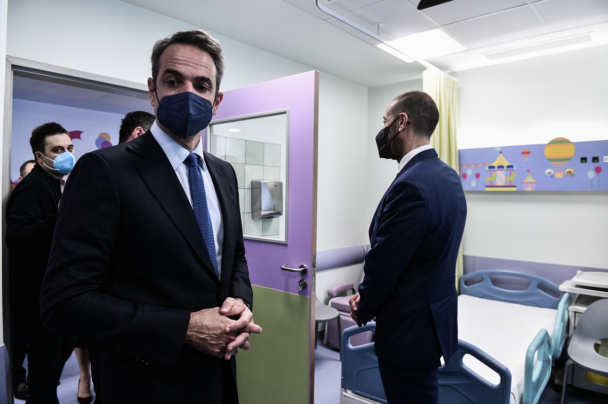Μητσοτάκης: Παρέχουμε ποιοτικές υποδομές σε ασθενείς και εργαζόμενους