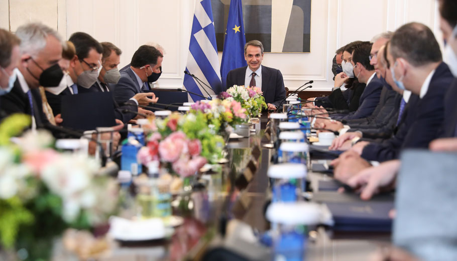 Κυριάκος Μητσοτάκης - Υπουργικό Συμβούλιο © Γραφείο Τύπου Πρωθυπουργού