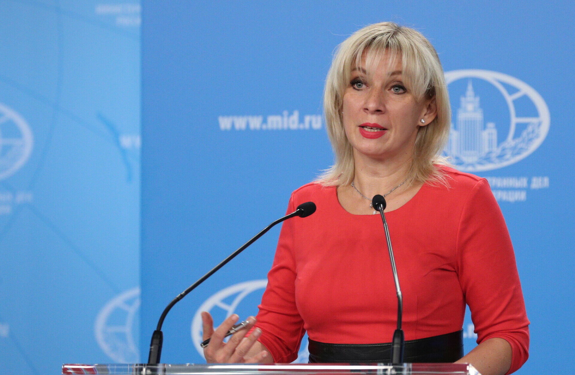 Η Μαρία Ζαχάροβα © EPA/RUSSIAN FOREIGN AFFAIRS MINISTRY