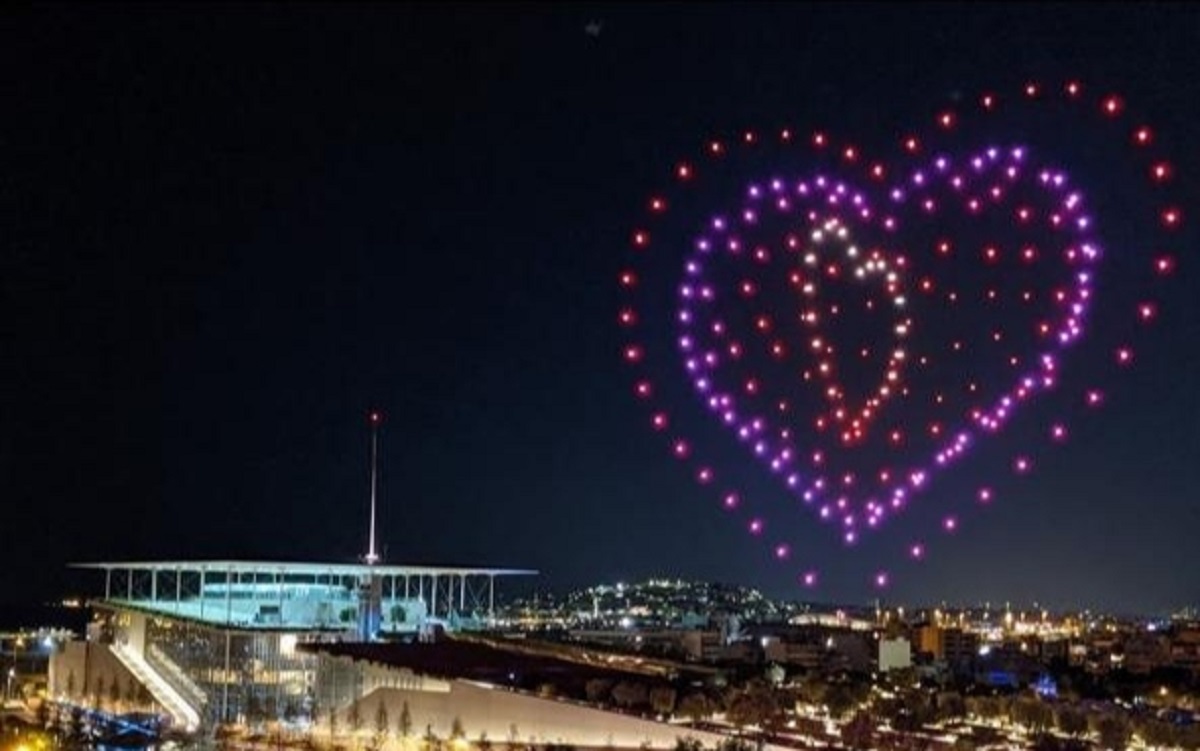 Drone show στο Ίδρυμα Σταύρος Νιάρχος