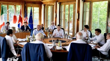 Η Σύνοδος Κορυφής της ομάδας των G7 © EPA/FILIPPO ATTILI/ Chigi Palace Press Office HANDOUT EDITORIAL USE ONLY