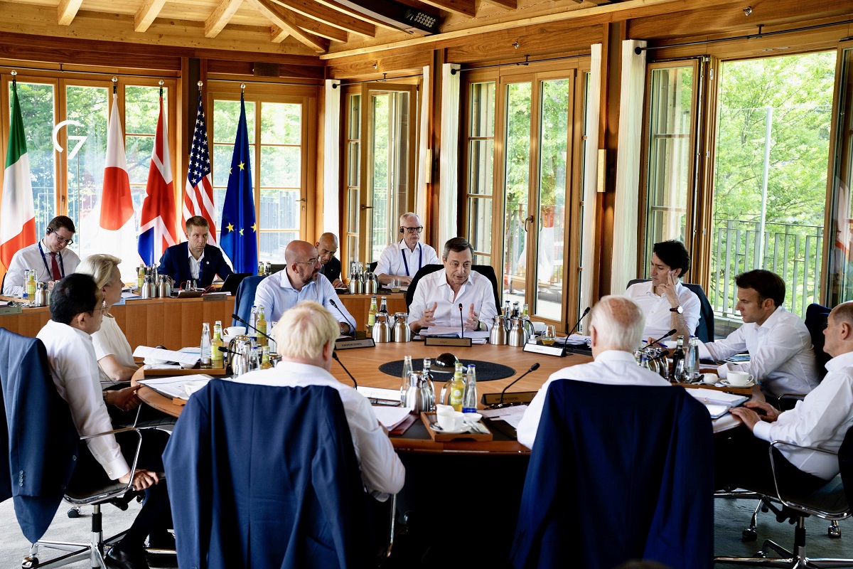 Η Σύνοδος Κορυφής της ομάδας των G7 © EPA/FILIPPO ATTILI/ Chigi Palace Press Office HANDOUT EDITORIAL USE ONLY
