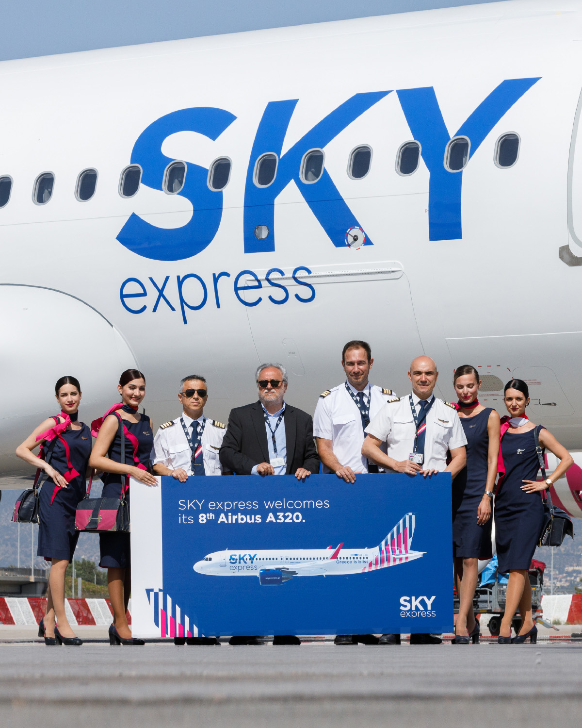 Ένα Airbus A320neo στον στόλο της χώρας © SKY express