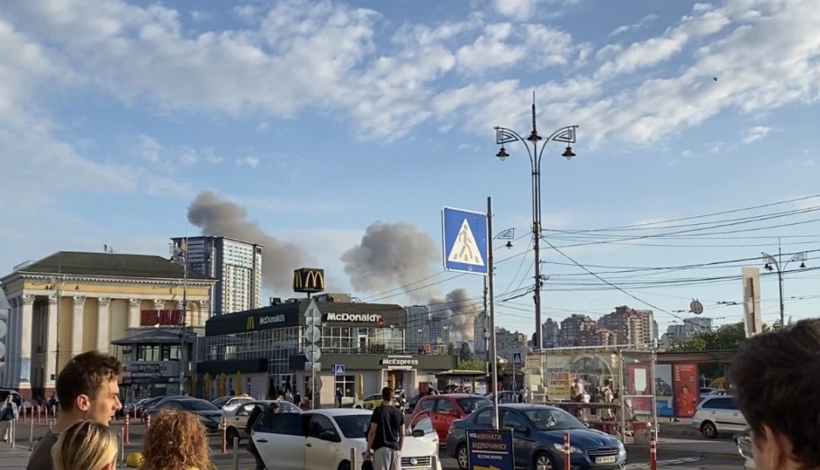 Έκρηξη στο Κίεβο ©Twitter
