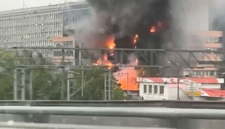 Ρωσία: Φωτιά σε επιχειρηματικό κέντρο με εγκλωβισμένους στη Μόσχα