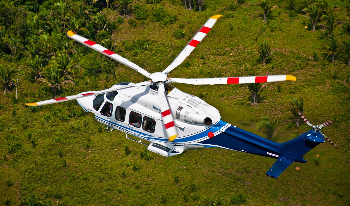 Ένα AW139 χειριζόμενο από την Omni Helicopters International – ένας από τους τύπους αεροσκαφών του χαρτοφυλακίου