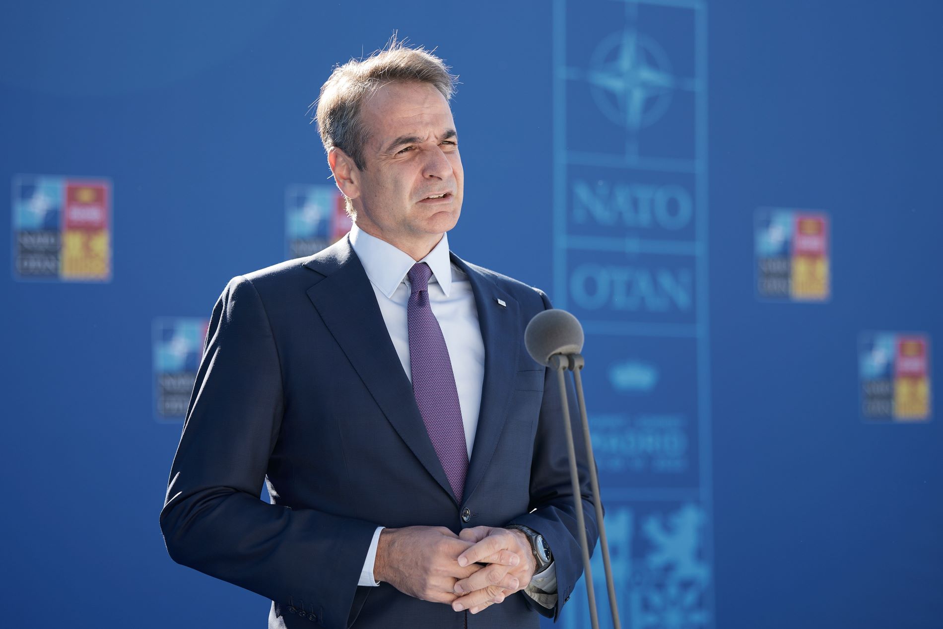 Ο Κυρ. Μητσοτάκης στη Σύνοδο Κορυφής ©Eurokinissi