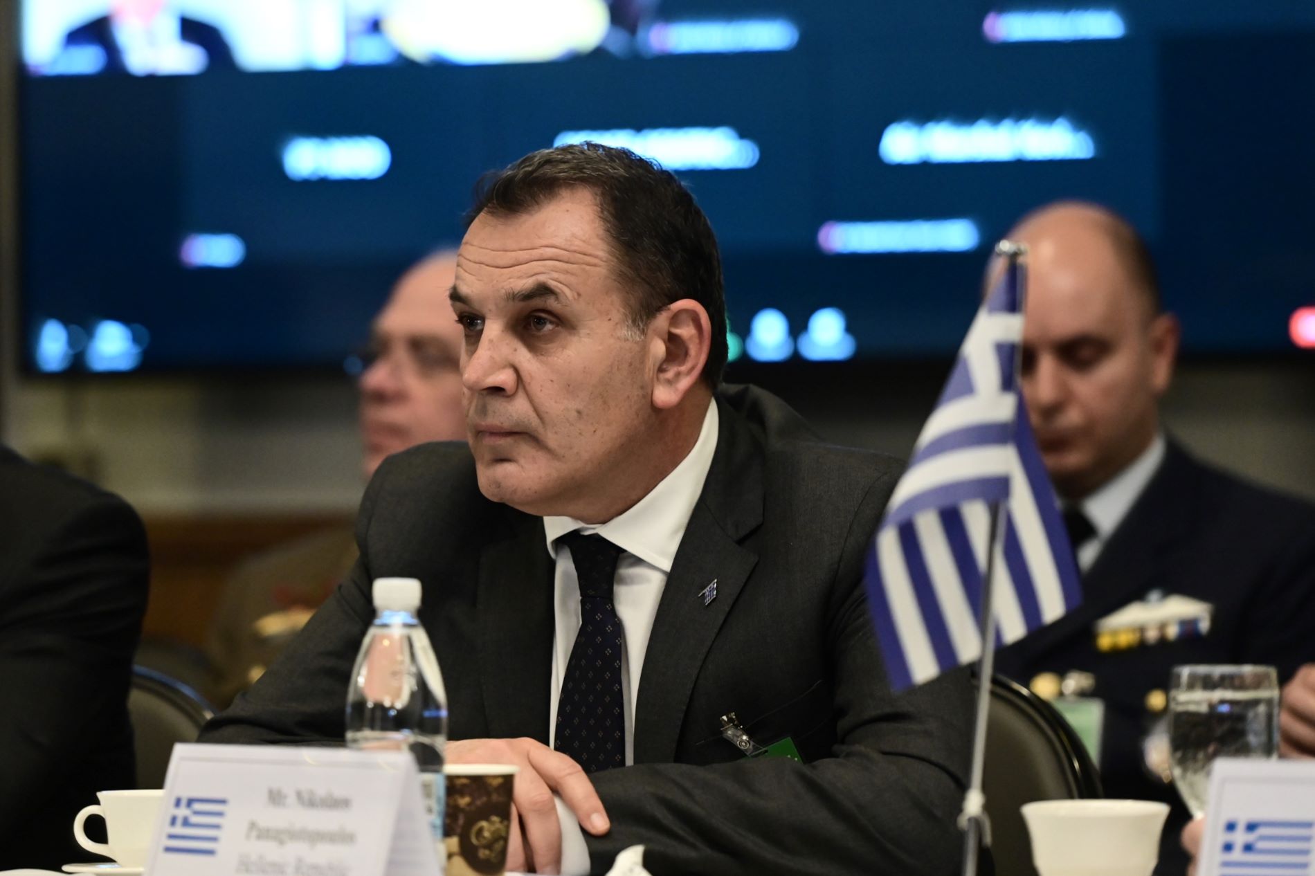 Ο υπουργός Εθνικής Άμυνας Ν. Παναγιωτόπουλος ©Eurokinissi
