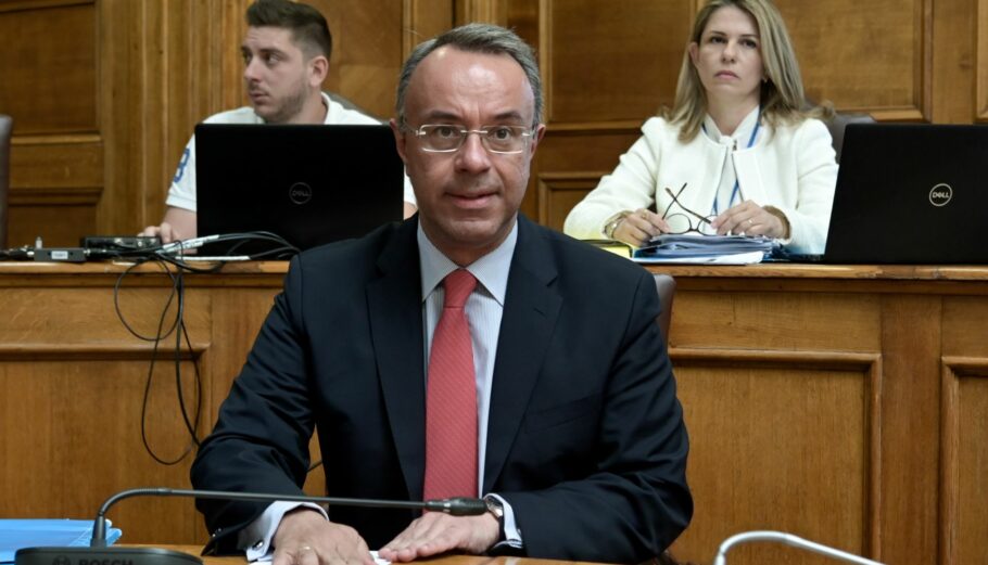 Ο Χρ. Σταϊκούρας στην Επιτροπή Οικονομικών Υποθέσεων της Βουλής ©Eurokinissi