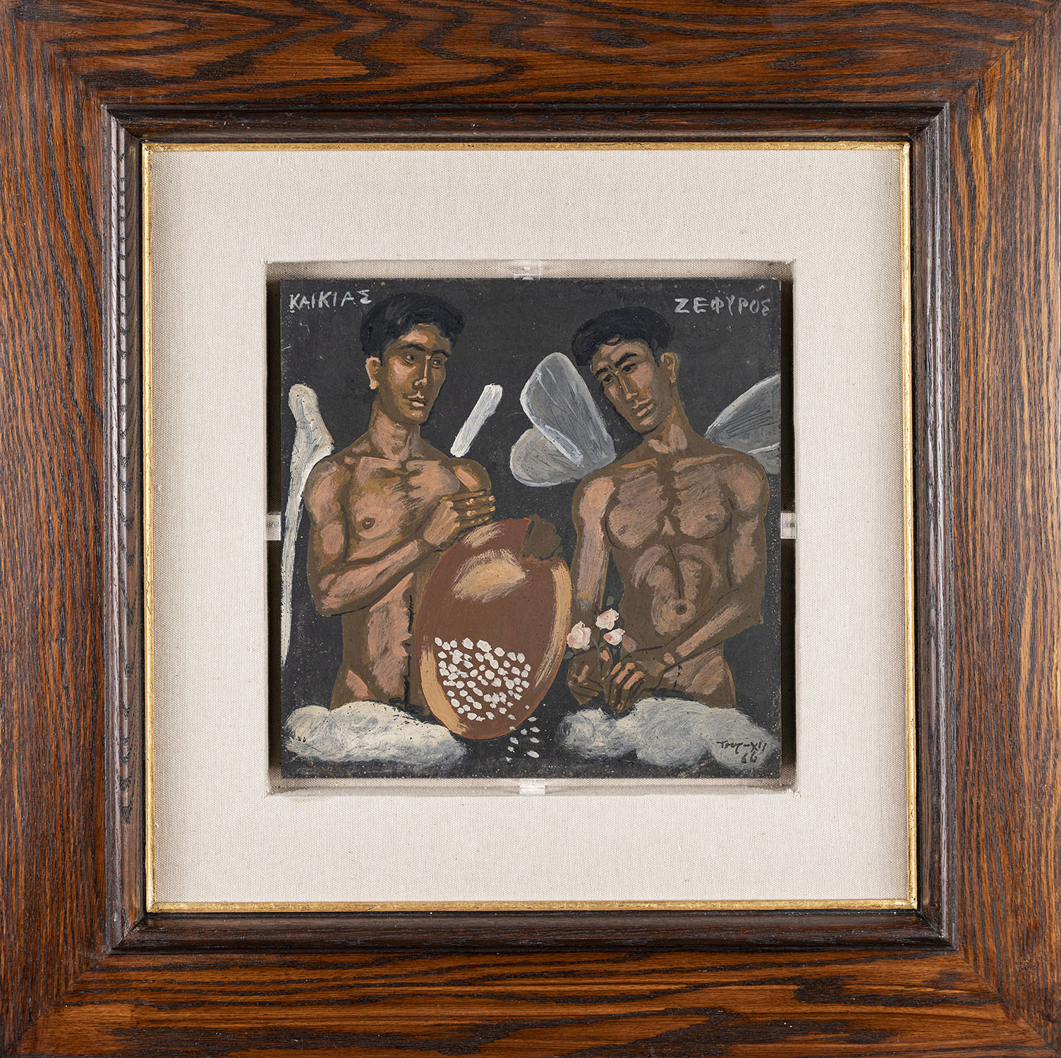 «Καικίας και Ζέφυρος», Πίνακας του Τσαρούχη