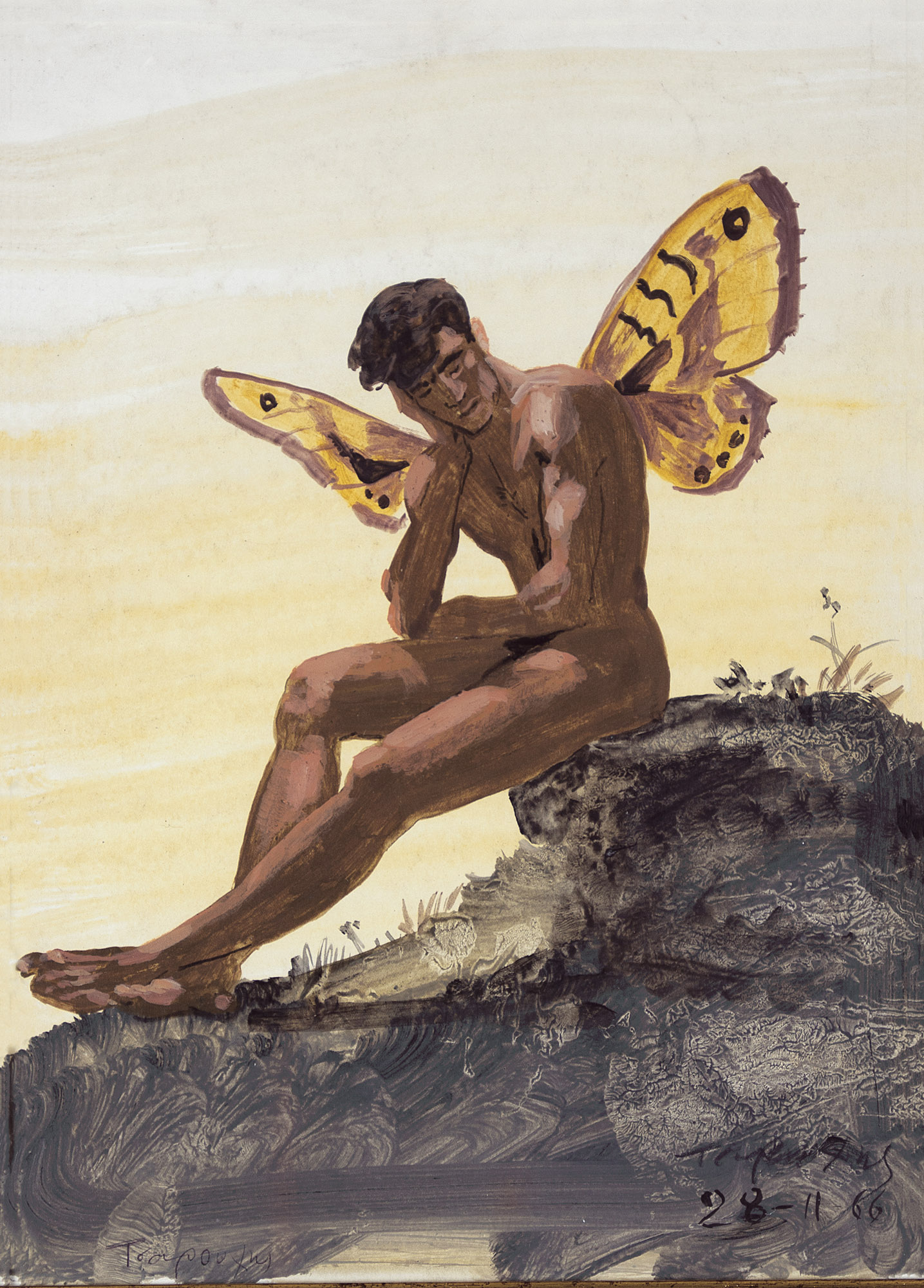 Ο πίνακας του Γιάννη Τσαρούχη «Πνεύμα σκεπτόμενο» 