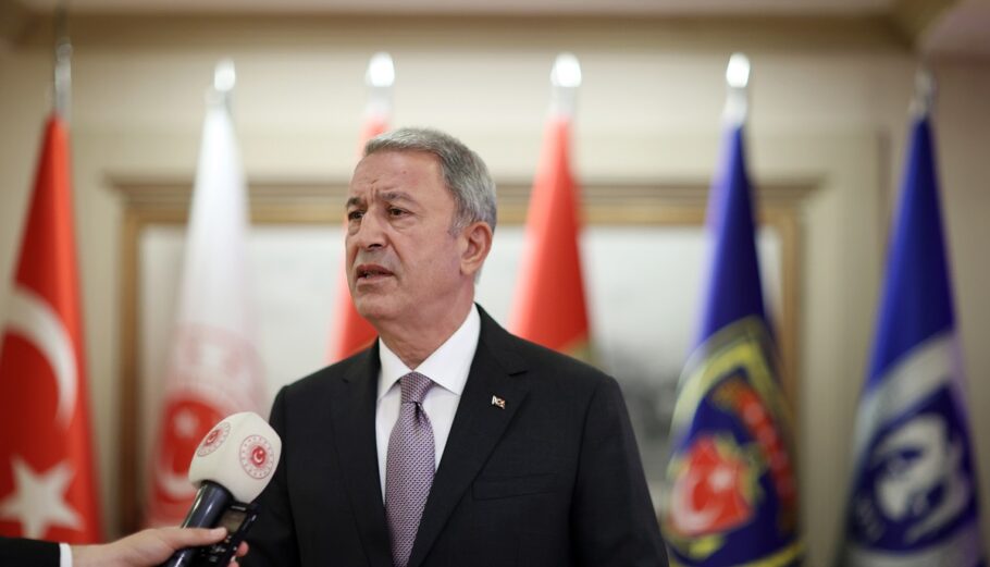 Χουλουσί Ακάρ ©EPA/TURKISH DEFENCE MINISTRY PRESS OFFICE / HANDOUT HANDOUT EDITORIAL USE ONLY/NO SALES