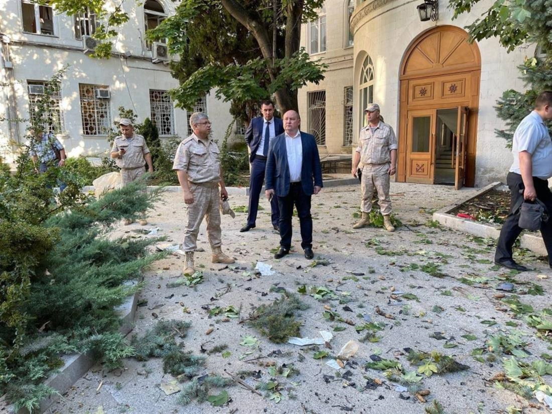 Η Ουκρανία επιτέθηκε με drone στο αρχηγείο του ρωσικού στόλου
