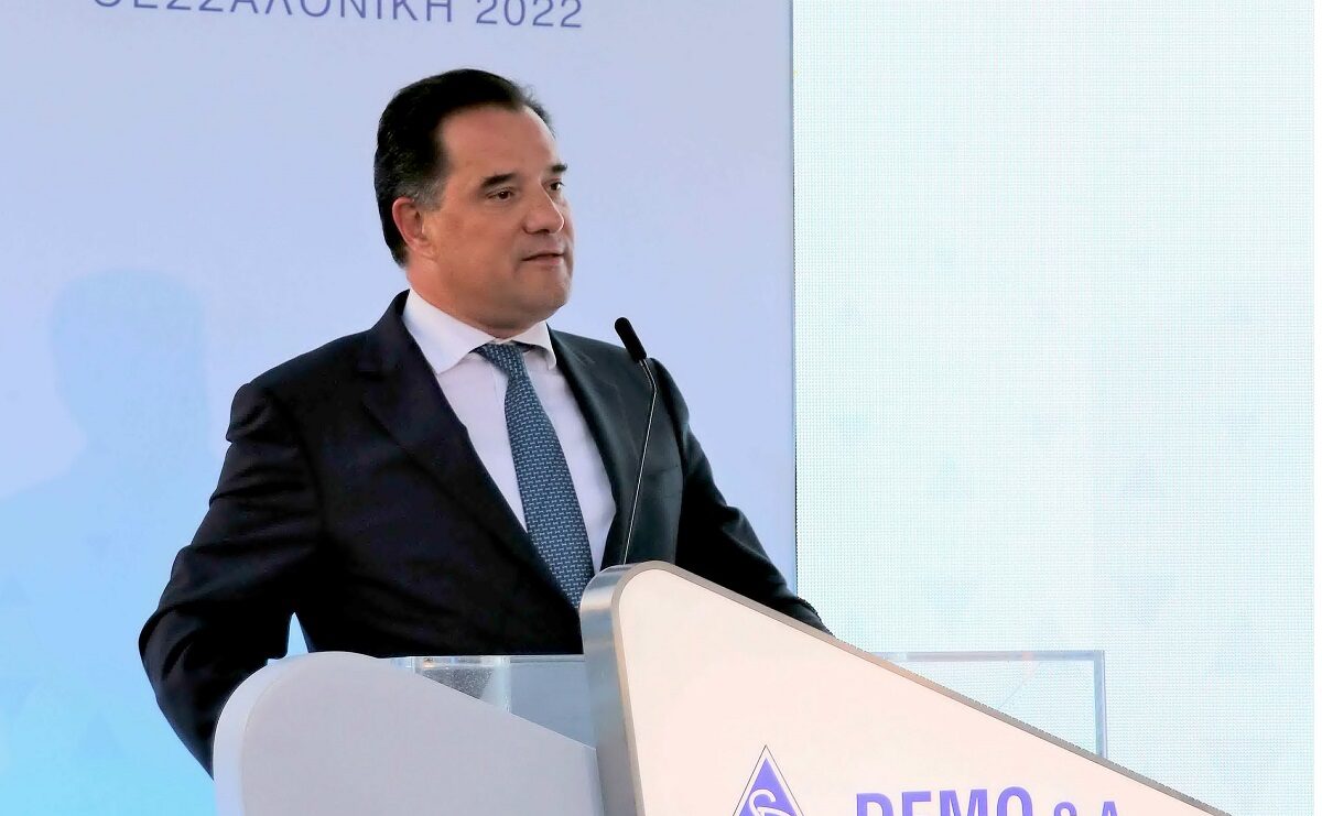 O υπουργός Ανάπτυξης και Επενδύσεων Άδωνις Γεωργιάδης © ΔΤ