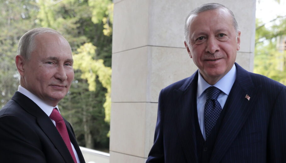 Ερντογάν και Πούτιν ©EPA/VLADIMIR SMIRNOVSPUTNIK/KREMLIN POOL MANDATORY CREDIT