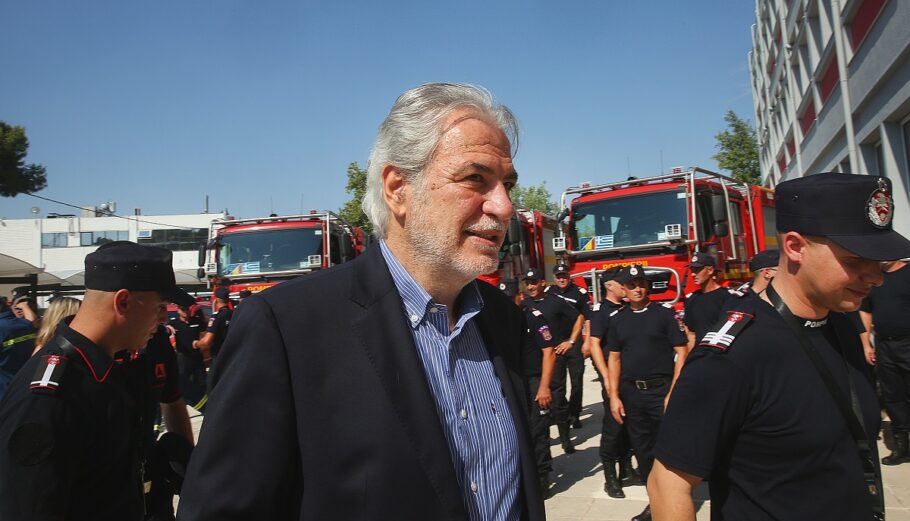 O υπουργός Κλιματικής Κρίσης και Πολιτικής Προστασίας, Χρήστος Στυλιανίδης ©ΑΠΕ-ΜΠΕ/ΑΠΕ-ΜΠΕ/ΟΡΕΣΤΗΣ ΠΑΝΑΓΙΩΤΟΥ