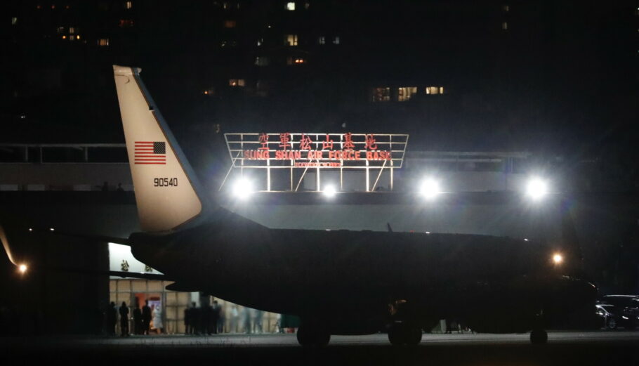 Στην Ταϊβάν η Νάνσι Πελόζι © EPA/RITCHIE B. TONGO