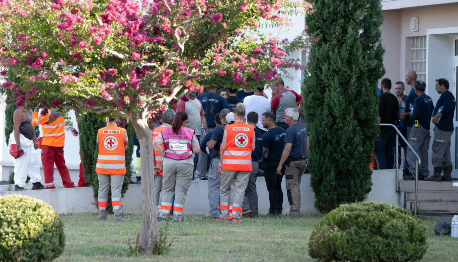 Έκρηξη στο εργοστάσιο Eurenco της Γαλλίας © EPA/CAROLINE BLUMBERG