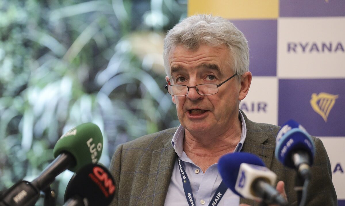 Ο Μάικλ Ο' Λίρι, CEO της Ryanair © EPA/MIGUEL A. LOPES